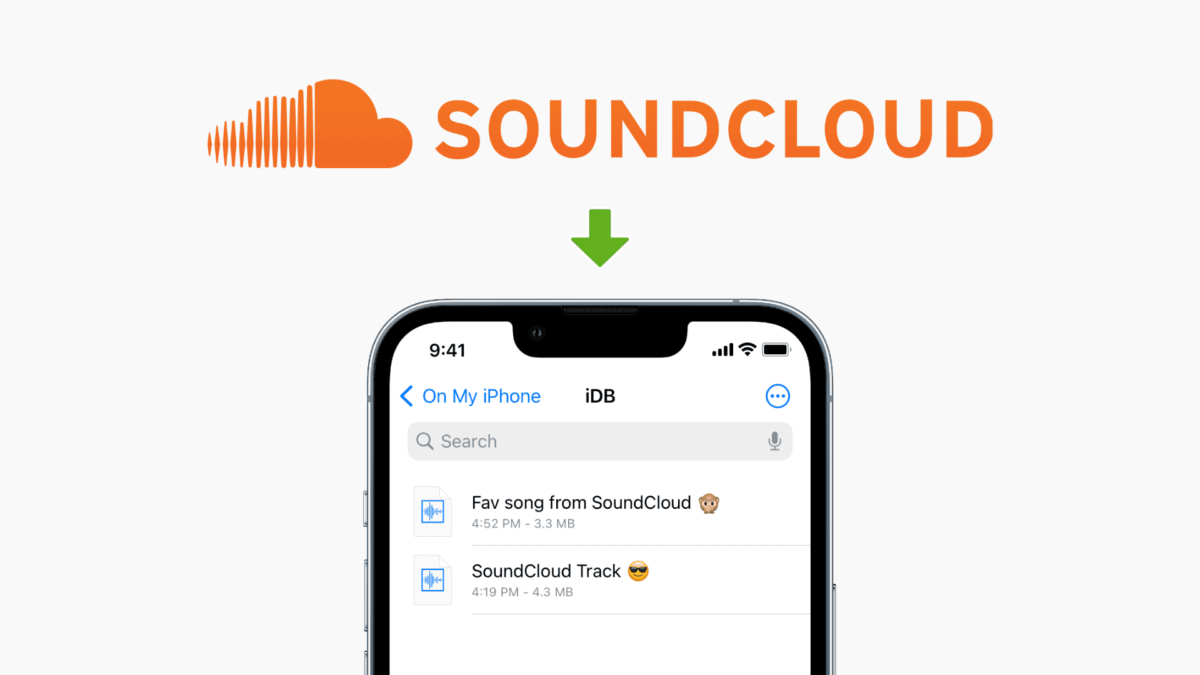 برنامه‌ای برای ذخیره آهنگ در آیفون: SoundCloud
